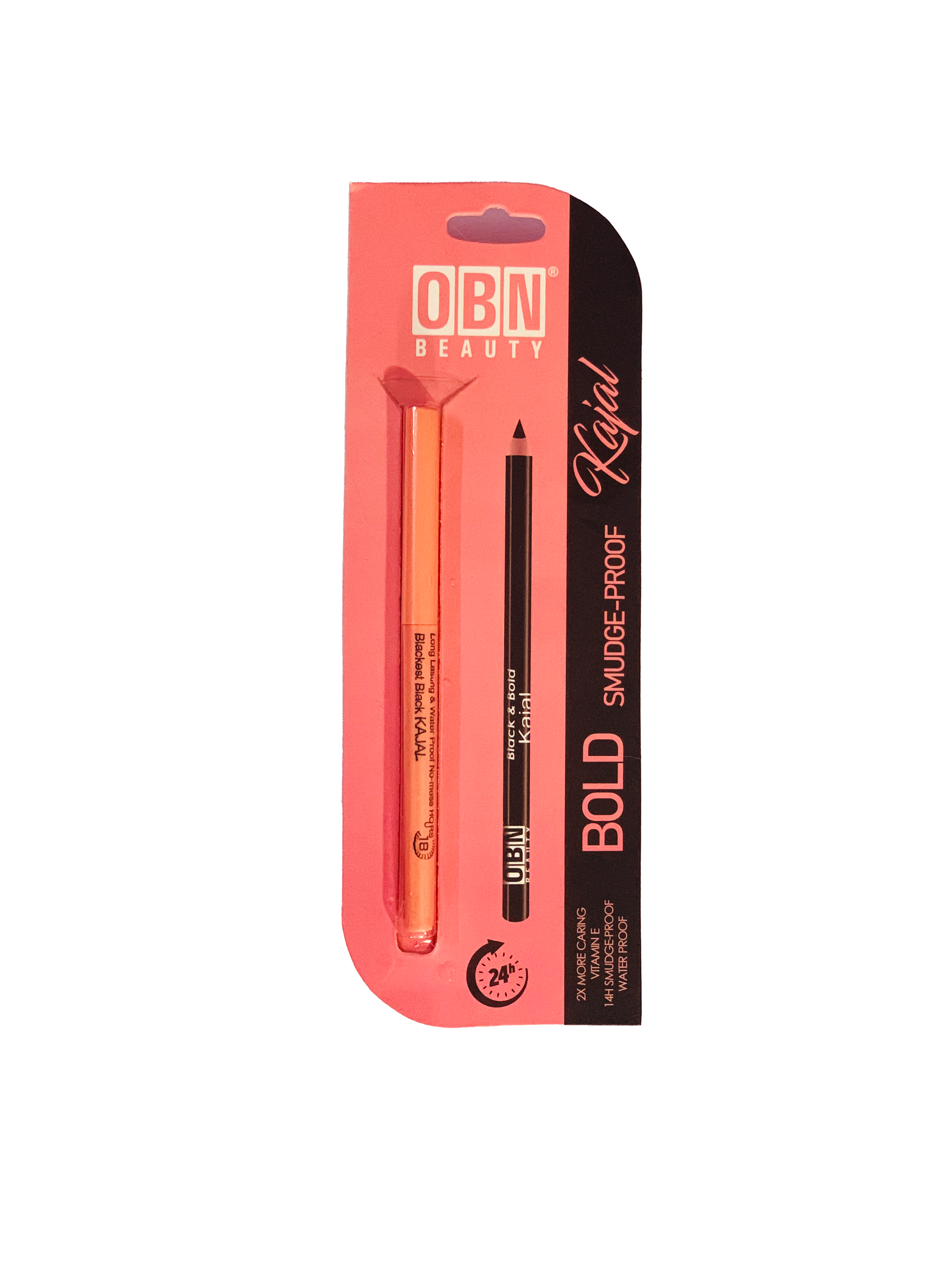 OBN Beauty Kajal Pops – Pack of 2 | Intense Black, Smudge-Proof Formula