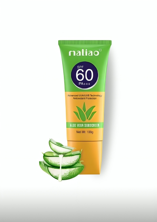 Maliao Aloe Vera Sunscreen SPF 60 PA+++ (100g)